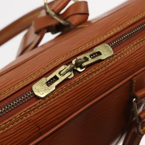 LOUIS VUITTON Epi Porte Documents Voyage Bag Zipangu Gold M54478 Auth bs29515 - Picture 11 of 16